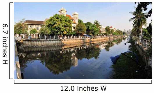 Dutch colonial architecture in Kota, Jakarta, Indonesia Wall Mural