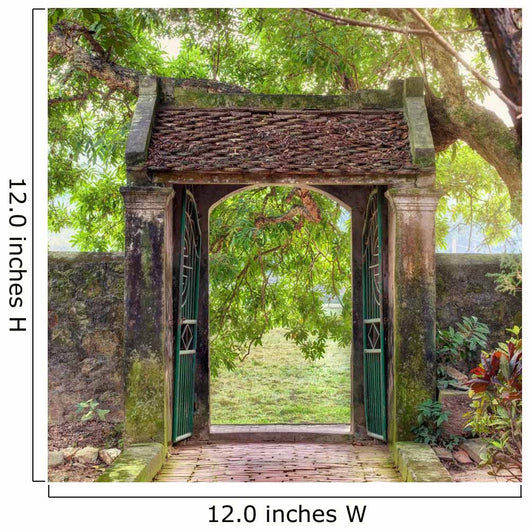 asian tropical garden, Ninh Binh, Vietnam Wall Mural