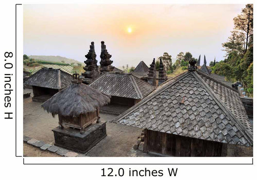 Candi Cetho Hindu temple, Java, Indonesia Wall Mural