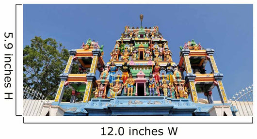 Tamilian Island Hindu temple, Sri Lanka Wall Mural