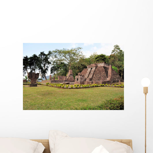 Candi Sukuh Hindu temple near Solokarta, Java, Indonesia Wall Mural