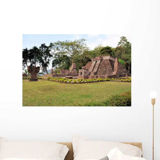 Candi Sukuh Hindu temple near Solokarta, Java, Indonesia Wall Mural