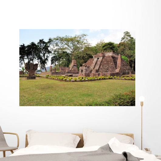 Candi Sukuh Hindu temple near Solokarta, Java, Indonesia Wall Mural