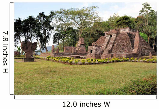 Candi Sukuh Hindu temple near Solokarta, Java, Indonesia Wall Mural