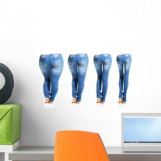 Jeans Body Types Wall Decal