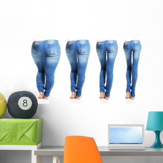 Jeans Body Types Wall Decal