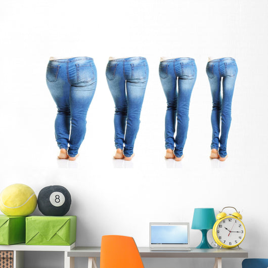 Jeans Body Types Wall Decal