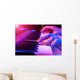 hands of musician playing keyboard Wall Mural