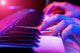 Hands Of Musician Playing Keyboard Wall Decal