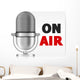 Microphone On Air Wall Decal
