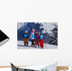 Children Skiing Wall Mural