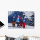 Children Skiing Wall Mural