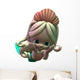 Cute 3d Cartoon Mermaid Wall Decal