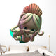 Cute 3d Cartoon Mermaid Wall Decal