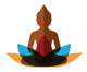 Meditation Buddha With Lotus Wall Decal