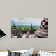 Stupas on the top of Borobudur Wall Mural