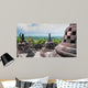 Stupas on the top of Borobudur Wall Mural