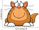 Cartoon Funny Cat Happy Wall Decal