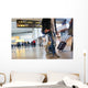 Bustling Airport Wall Mural