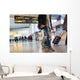 Bustling Airport Wall Mural