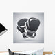 Vector boxing gloves icon Wall Mural