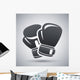 Vector boxing gloves icon Wall Mural