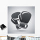 Vector boxing gloves icon Wall Mural
