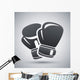 Vector boxing gloves icon Wall Mural