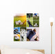 Golfers Collage Golf Wall Mural