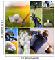 Golfers Collage Golf Wall Mural