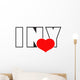 i love new york. Wall Decal