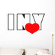 i love new york. Wall Decal