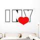 i love new york. Wall Decal