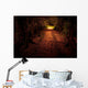 Mystery path throw the woods Wall Mural