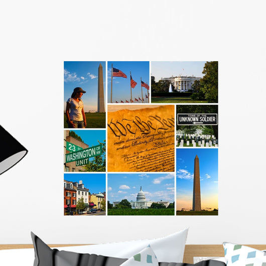 Washington Views Photo Collection Wall Decal