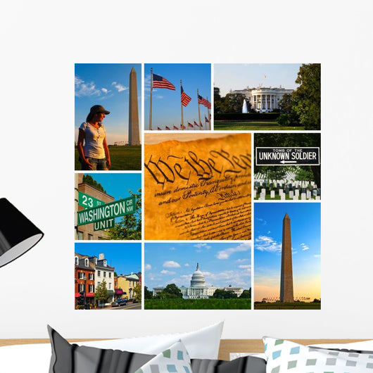 Washington Views Photo Collection Wall Decal