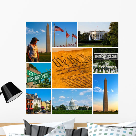 Washington Views Photo Collection Wall Decal
