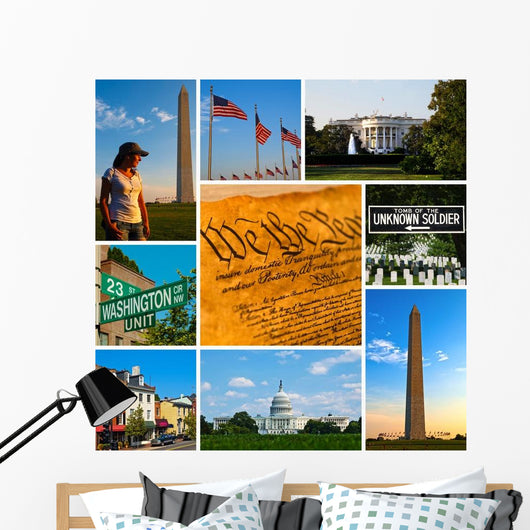 Washington Views Photo Collection Wall Decal