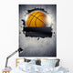Basketball background Wall Mural