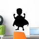 superhero silhouette for you design Wall Decal