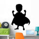 superhero silhouette for you design Wall Decal