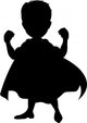 Superhero Silhouette For You Design Wall Decal