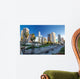 Los Angeles downtown buildings skyline highway traffic Wall Mural