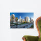 Los Angeles downtown buildings skyline highway traffic Wall Mural