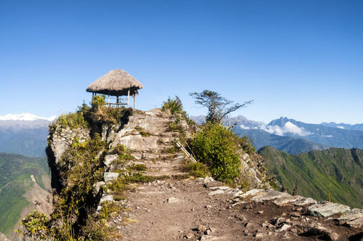 Pavilion Atop Of Machu Picchu Mountain Peak Wall Decal