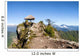 Pavillion atop of Machu Picchu Mountain peak Wall Mural