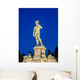 David statue at Michelangelo square in Florence Italy Wall Mural