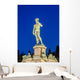 David statue at Michelangelo square in Florence Italy Wall Mural