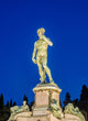 David Statue At Michelangelo Square In Florence Italy Wall Decal
