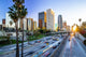 Los Angeles Downtown Buildings Skyline Highway Traffic Wall Decal